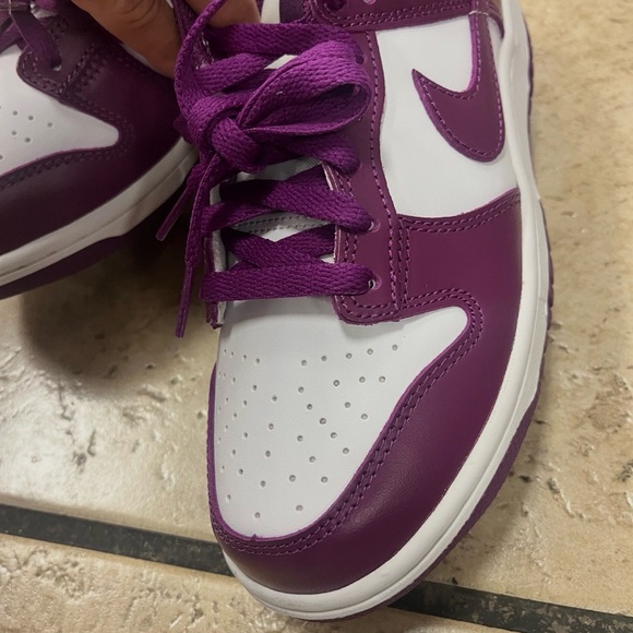 Nike Dunk Low Viotech Purple Sneakers Size 7Y FB9109-110
